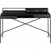 Lambert - Derrick Schreibtisch Eiche Schwarz 