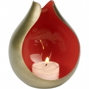 Lambert - Canela Windlicht Antik-Nickel 