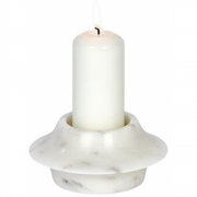 Lambert - Pushkar Kerzenständer Weiß 