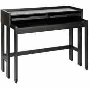 Lambert - Modesto Sekretär Eiche massiv schwarz gebeizt 