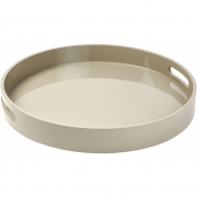 Lambert - Enzo Tablett Taupe Ø45 cm 