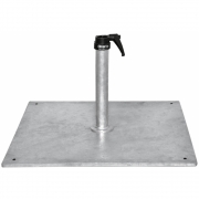 Glatz - Stahlsockel Z 55kg / ohne Rollenset | Standrohr Z (Ø 25–33 mm)