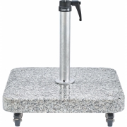 Glatz - Granitsockel Z 40kg / mit Rollenset | Standrohr Z (Ø35/38-39mm)