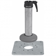 Glatz - Montageplatte M4/ M8 inkl. Standrohr M4 