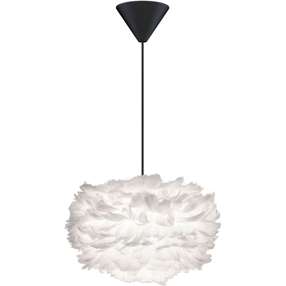 Umage Eos Pendelleuchte Ø 35 cm (Mini) | Weiß | Schwarz Kunststoff Umage Eos Pendelleuchte Ø 35 cm (Mini) | Weiß | Schwarz Kunststoff