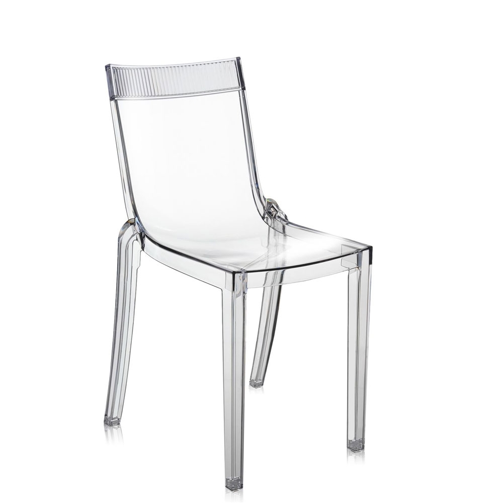Kartell HiCut Chair Transparent Crystal clear nunido.