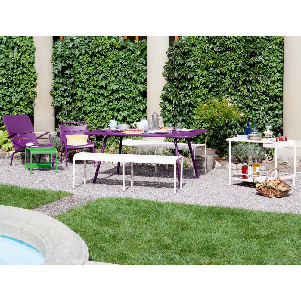 Fermob Luxembourg Tisch 165x100 cm Chili nunido.