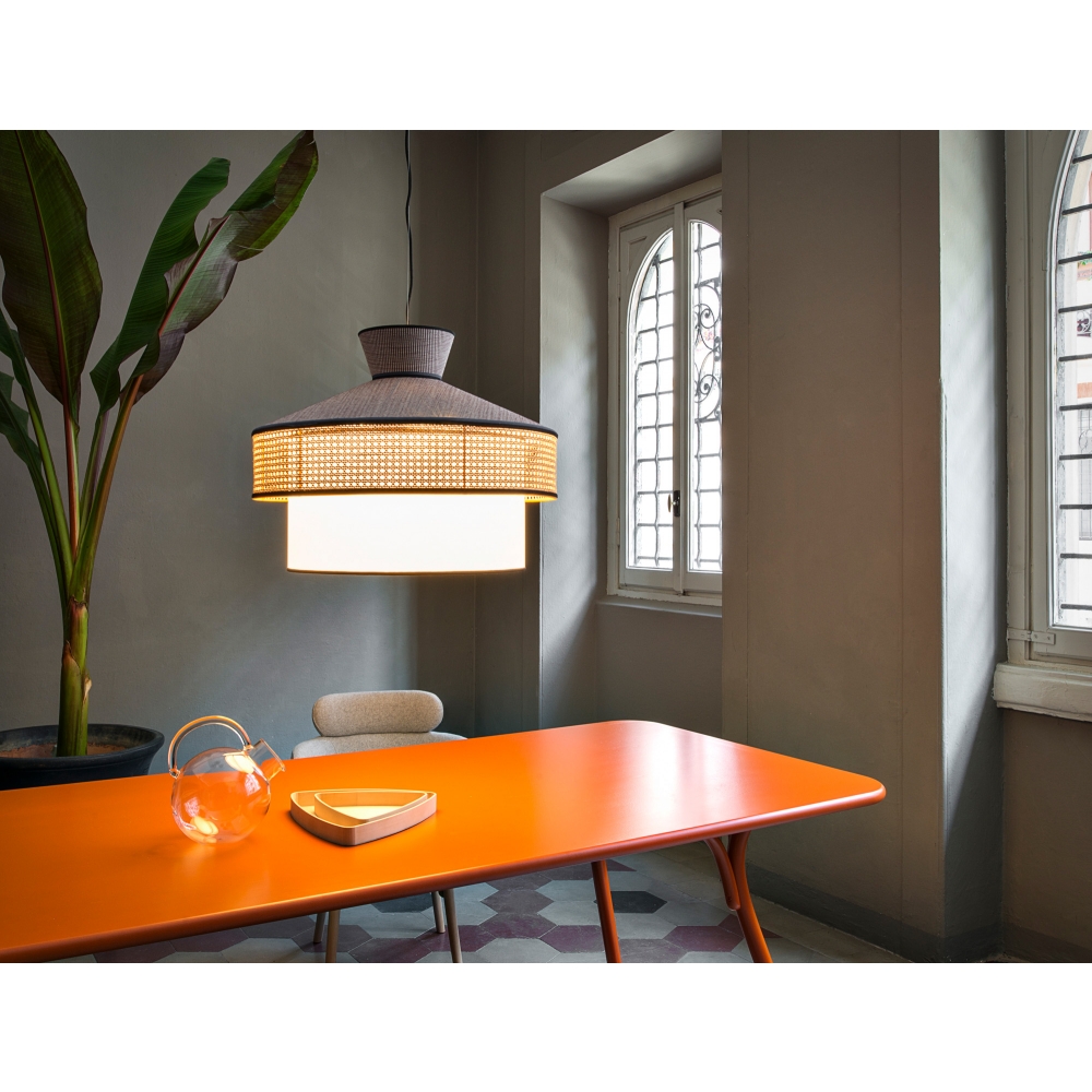 Pendelleuchte Vienna aus Wiener Geflecht Pendelleuchte Vienna aus Wiener Geflecht