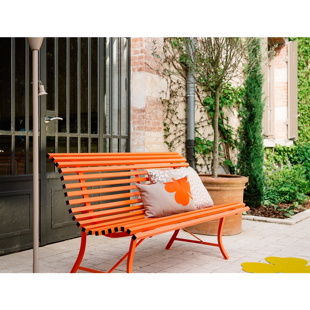 Fermob Louisiane Bank 150 cm Gewittergrau nunido.